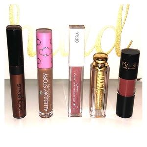 Lip Bundle in various shades in different textures